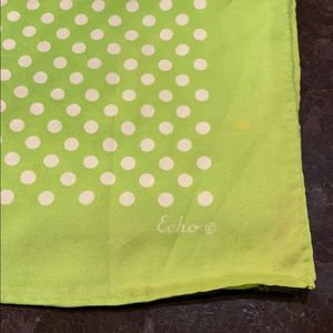 Scarf Lime Green Echo